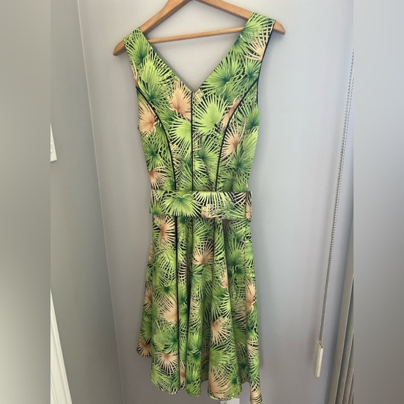 Linea Domani Tropical Print Dress 6P - Picture 11 of 12